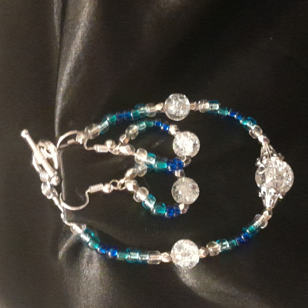 Handmade Earrings and Bracelet Set